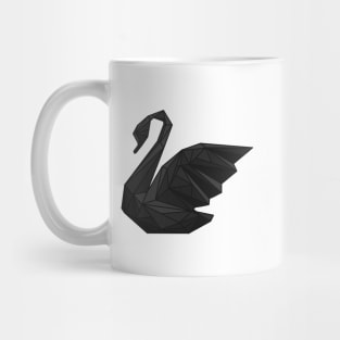 Black Swan Geometric Mug